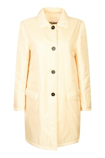 Кремовое пальто Jil Sander