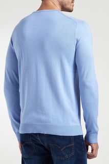 Голубой трикотажный свитер Strellson