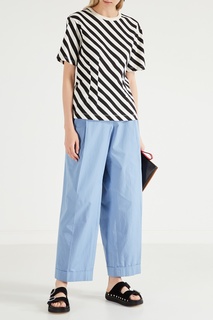 Широкие голубые брюки Dries Van Noten