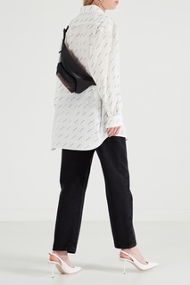 Черная с красным поясная сумка Signature Everyday Balenciaga