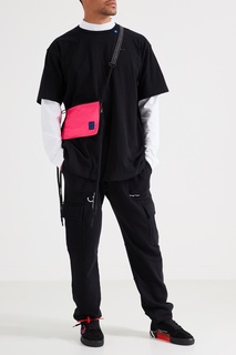 Розовая сумка-кошелек Off White