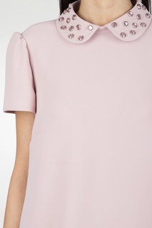 Розовое платье-торсо RED Valentino