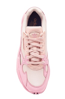 Розово-белые кроссовки Falcon Adidas