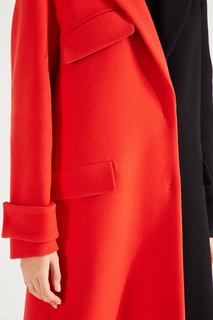 Черно-красное пальто Msgm