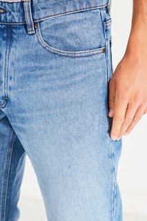 Зауженные джинсы из хлопка Ami