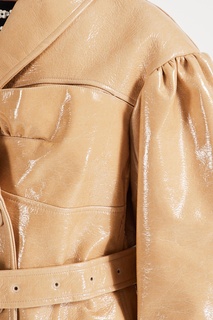 Шерстяное пальто с глянцевым покрытием Simone Rocha
