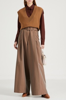 Туфли карамельного оттенка с отделкой Dries Van Noten