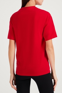 Красная футболка с логотипом Y-3
