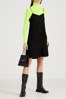 Черное мини-платье Off White