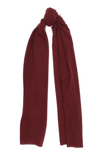 Бордовый шарф из кашемирового трикотажа Faliero Sarti
