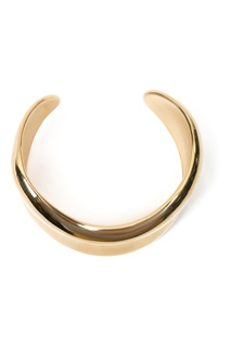 Золотистый металлический браслет Jil Sander