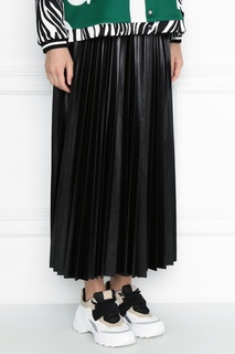 Черная плиссированная юбка Marina Rinaldi