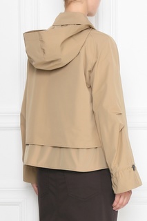 Песочная куртка с капюшоном Marina Rinaldi