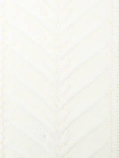 Белый свитер с узором Della Ciana