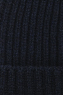 Темно-синяя шапка из кашемира Della Ciana