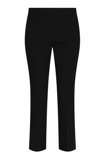 Укороченные черные брюки Marina Rinaldi