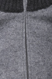 Серый свитер на молнии Della Ciana