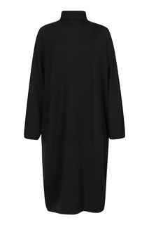 Черное платье из шерсти Marina Rinaldi