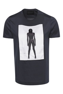 Черная футболка с аппликацией Limitato