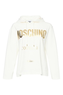 Худи прямого кроя с логотипом Moschino