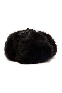 Меховая шапка черного цвета Michael Michael Kors