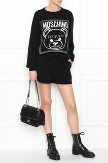 Джемпер из шерсти с логотипом Moschino