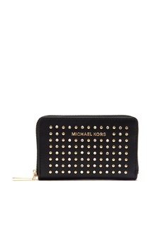 Кошелек Jet Set с мелкими заклепками Michael Michael Kors