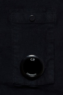 Черная вельветовая рубашка C.P. Company