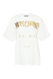 Футболка с принтом Moschino Couture