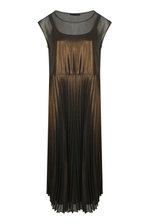 Платье-миди с плиссированным подолом Marina Rinaldi
