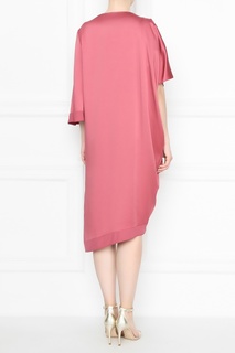 Асимметричное розовое платье Marina Rinaldi