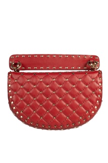 Красная стеганая сумка Rockstud Spike Valentino