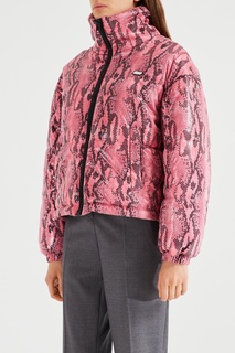 Розовая куртка с узором Msgm