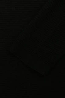 Черный свитер из смесовой шерсти Marina Rinaldi