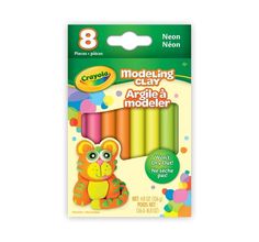 Пластилин Crayola незасыхающий Неоновый 8 цв.