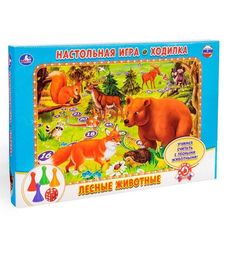 Настольная игра-ходилка Умка Лесные животные