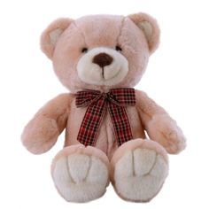 Мягкая игрушка SOFTOY Медведь персиковый 32 см