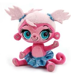 Интерактивная мягкая игрушка Мульти-Пульти Littlest Pet Shop Обезьянка 17 см