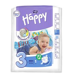 Подгузники Bella Baby Happy Midi 3 (5-9 кг) шт.