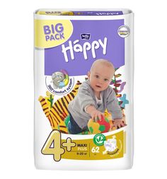 Подгузники Bella Baby Happy Maxi Plus 4+ (9-20 кг) шт.