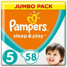 Подгузники Pampers Sleep & Play 5 размер (11-16 кг) шт.