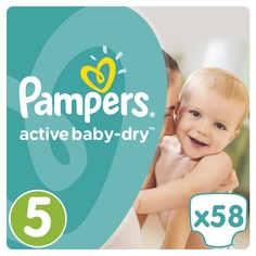 Подгузники Pampers Active Baby-Dry Размер 5 (11-18 кг) шт.