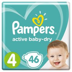 Подгузники Pampers Active Baby-Dry (9-14 кг) шт.