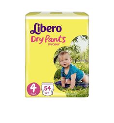 Трусики Libero Dry Pants 4 (7-11 кг) шт.