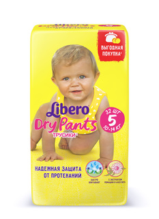 Трусики Libero Dry Pants 5 (10-14 кг) шт.