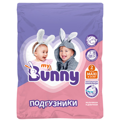 Подгузники My Bunny с канальцами Maxi (8-14 кг) шт.