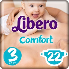 Подгузники Libero Comfort Midi 3 (4-9 кг) шт.