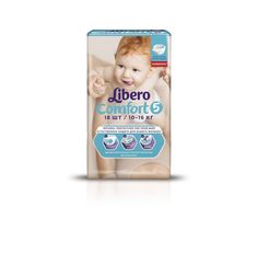 Подгузники Libero Comfort 5 (10-16 кг) шт.