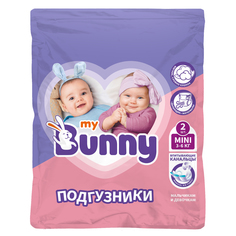 Подгузники My Bunny с канальцами Mini (3-6 кг) шт.