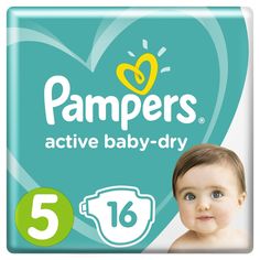 Подгузники Pampers Active Baby-Dry Размер 5 (11-16 кг) шт.